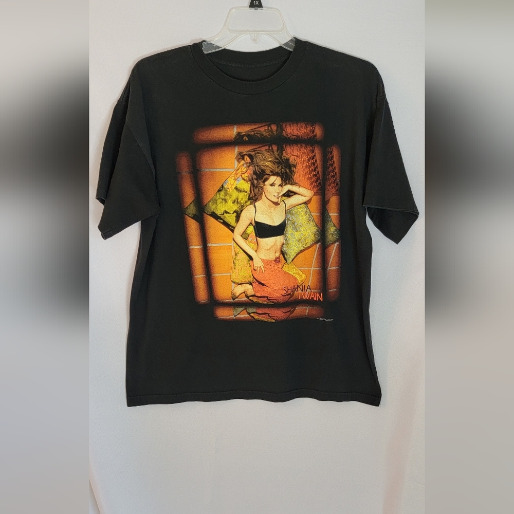 Shania Twain Vintage 1998 Tour Men's T-Shirt XL Black